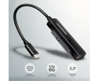 Axagon ADSA-FP2C USB-C 5Gbps SLIM adapter do 2.5" SSD/HDD - 1485418 - zdjęcie 3